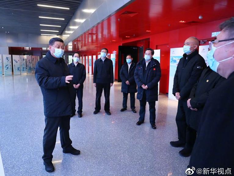習近平考察北京冬奧會、冬殘奧會籌辦工作